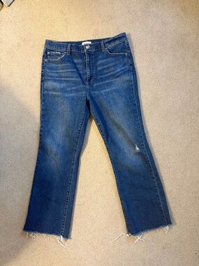 Pistola Jeans Womens 30 Mid Rise Denim Raw Hem EUC